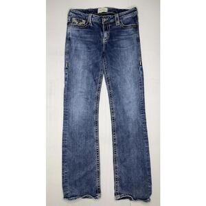 Women's Big Star Size 28L STRETCH Maddie Boot Legendary Jeans P156